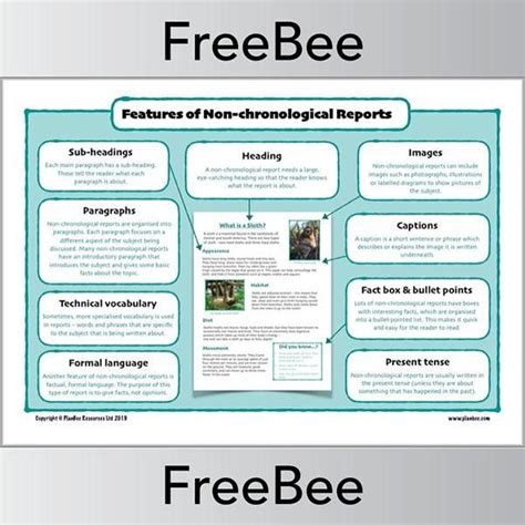 features   chronological reports poster  chronological