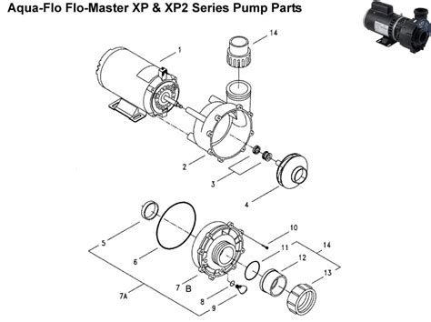 aqua flo flo master xp xp series pump parts