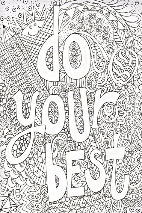 inspirational positive quotes coloring pages  coloring pages