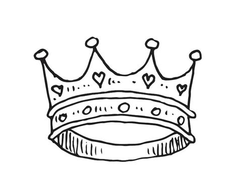easy crown drawing references beautiful dawn designs