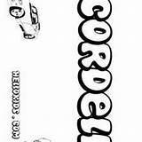 Cooper Coloring Pages Hellokids Corey Cordell Name sketch template