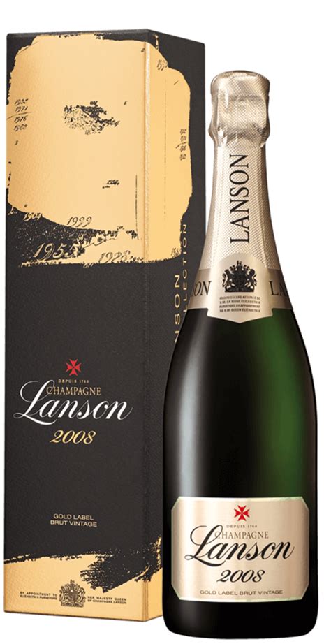 champagne lanson gold label brut vintage  gift box  laithwaites wine