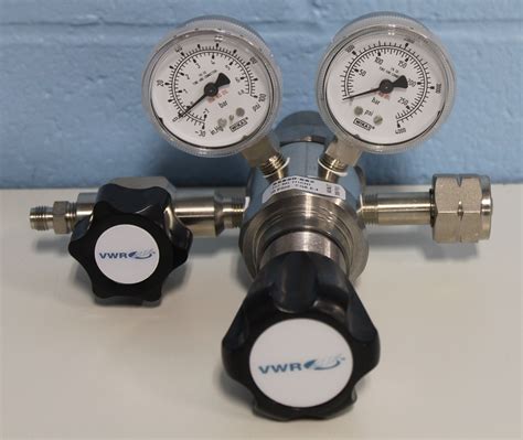 vwr high purity  stage gas regulator stainless steel cat