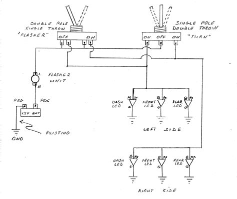 universal turn signal wiring diagram wiring diagram