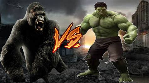 Hulk Vs King Kong Batalla De Rap 🎤 1 Youtube
