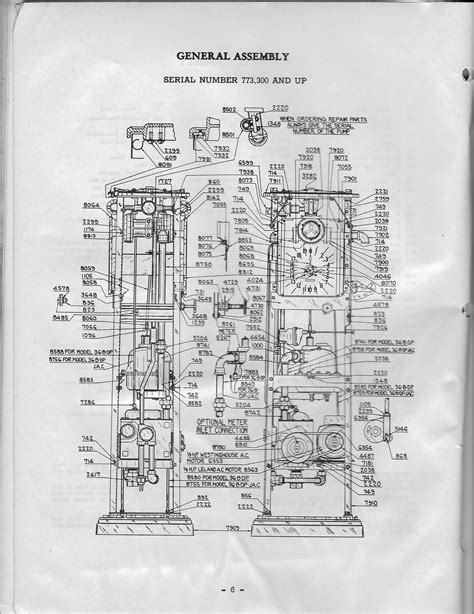 Tokheim 36 B Gas Pump Info Old Gas Pump Parts