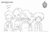 Coloring Lyoko Code Pages Gang Season Printable Kids sketch template