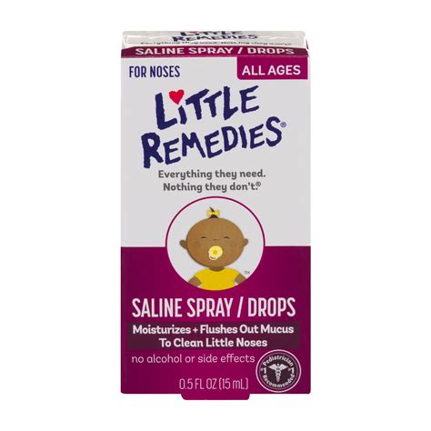 remedies  noses saline spraydrops  fl oz walmartcom