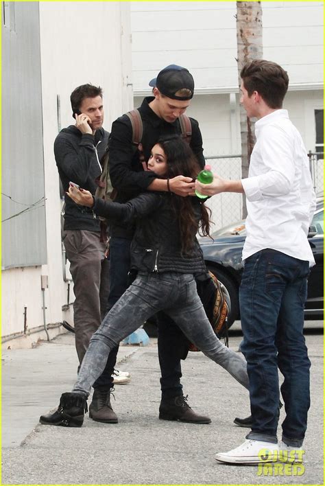 vanessa hudgens and austin butler dance and take silly selfies in a parking lot photo 3014668