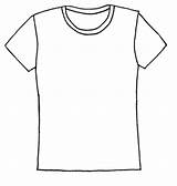 Shirt Shirts Clipart Clip Blank Templates Template Clipartix sketch template