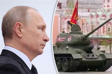 vladimir putin shocked at tank commander s big fail during victory day daily star