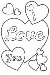 Coloring Pages Heart Valentines Boyfriend sketch template