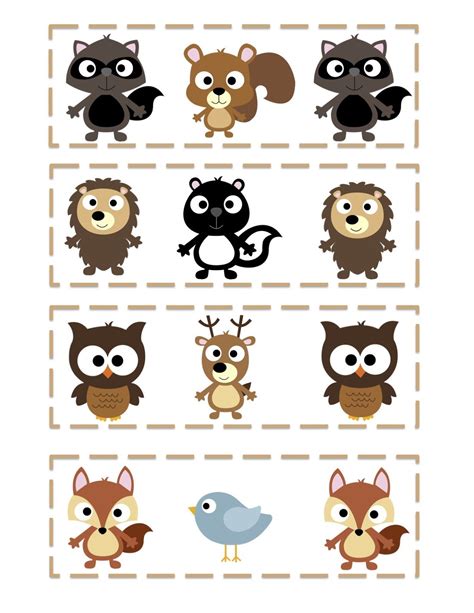 preschool printables woodland animals party forest friends