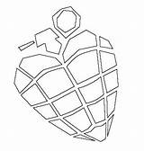 Grenade Heart Drawing Lineart Deviantart Getdrawings sketch template