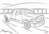 Coloring Dodge Pages Ram Cummins Drawing Printable Paper sketch template
