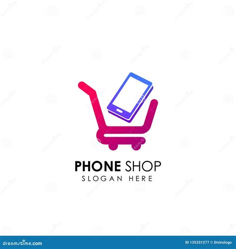 phone shop logo design template gadget shop logo design stock vector illustration