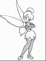 Coloring Pages Tinkerbell Face Getcolorings Getdrawings sketch template