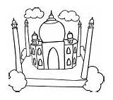 Coloring Pages Mahal Taj Magic Chevron Right sketch template