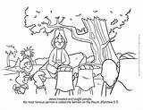Sermon Mount Jesus Coloring Kids Taught Pages Teaching Bible Minute Activities Important Family Devotional Lessons Learn Them Today Some Preschool sketch template