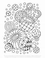 Doodle Easy Colouring Abstract Pages Information Book sketch template