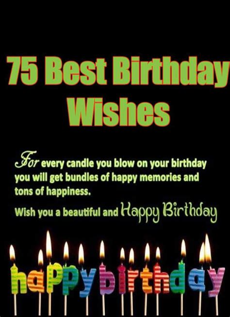 75 Best Birthday Wishes Birthday Wishes For Friend Best