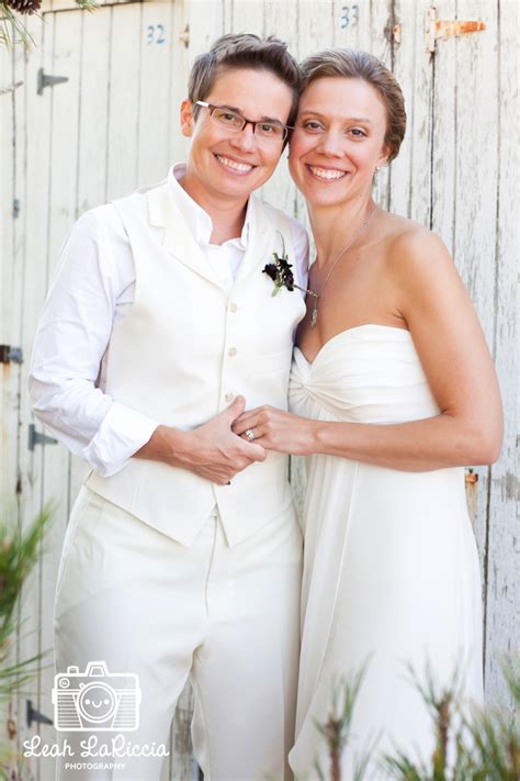 cape cod lesbian wedding a bicycle built for two
