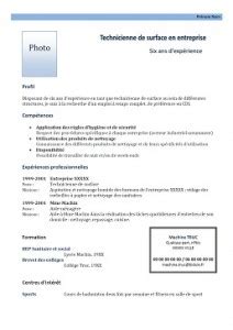 exemple de cv femme de menage exemples de cv exemples de cv