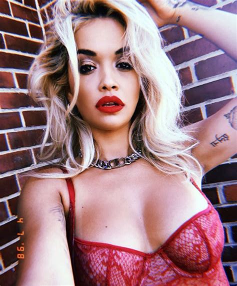 rita ora instagram for you singer teases nude ambition in sheer lingerie daily star