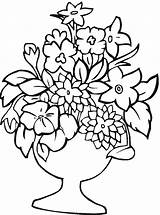 Printable Mewarnai Floreros Toddlers Bestcoloringpagesforkids Matahari Tulip Mawar Flores Malvorlagen Melati Dibujar Blumenvase Malvorlage Infantiles sketch template