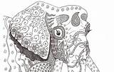 Elephants Procoloring Effortfulg Dragons sketch template