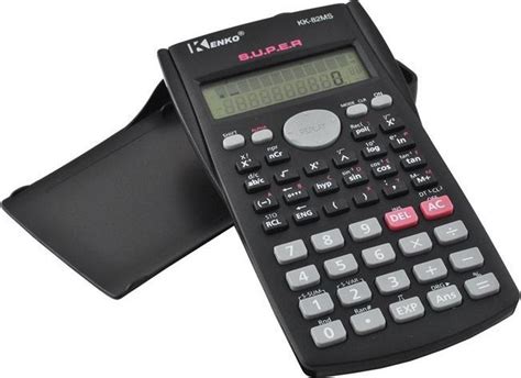 wetenschappelijke wiskunde calculator rekenmachine met lcd scherm zwart bolcom