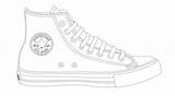 Converse Star Template Shoe Shoes Clipart Tennis Deviantart Coloring Top Katus Drawing High Templates Sneaker Pages Tenis Chuck Sneakers Stars sketch template