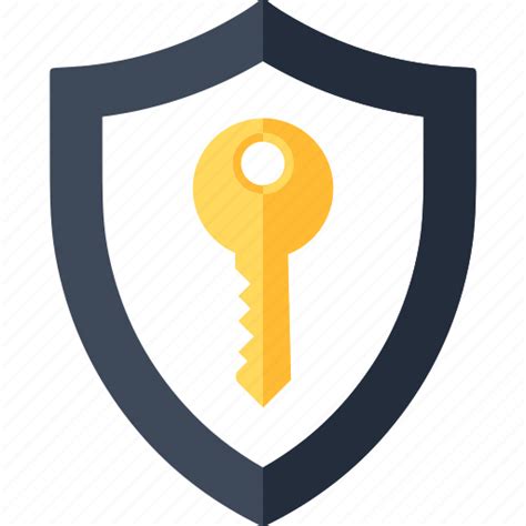 Access Key Password Protection Security Shield Unlock Icon