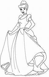 Cinderella Sofia sketch template