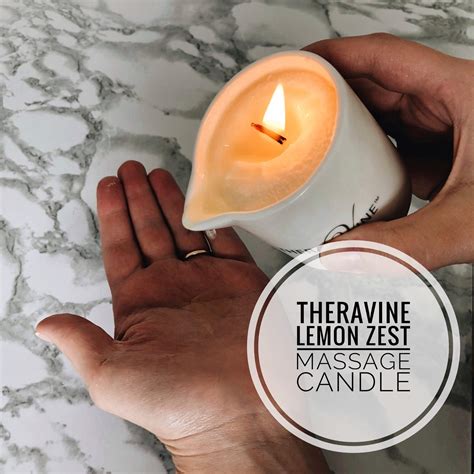 the theravine lemon zest massage candle make the perfect t if you