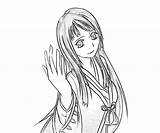 Aya Gozen Portrait Coloring sketch template