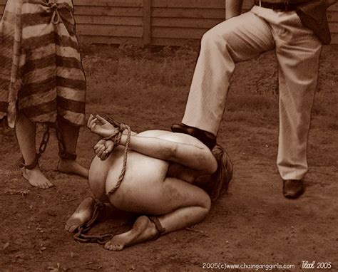 female slave chain gang