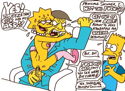930468 Bart Simpson Lisa Simpson Seymour Skinner The Simpsons Nev