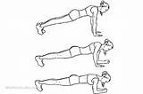Plank Exercise Walking Fitness Workout Pdf Variations Workouts Choose Board Easy Guide sketch template