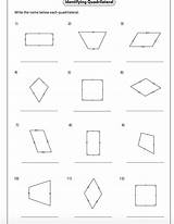 Quadrilaterals Classifying sketch template