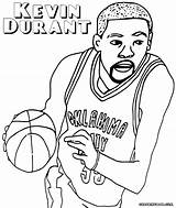 Kevin Durant Coloring Pages Colorings sketch template