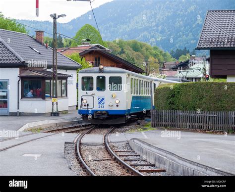 bayerische zugspitzbahn railway station garmisch partenkirchen  res stock photography