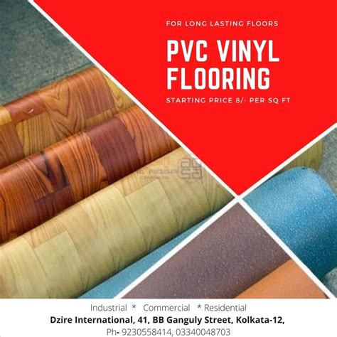 pvc vinyl flooring  homeoffice rs  square feet raimata impex