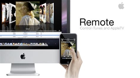 apple remote iphone app controls  itunes  wi fi