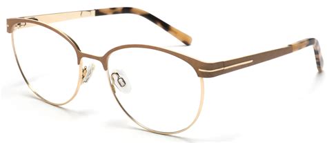 tango optics oval metal eyeglasses frame luxe rx stainless steel