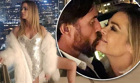 denise richards 47 kisses husband husband aaron phypers on the lips daily mail online