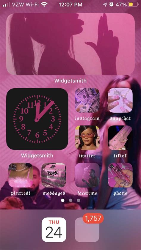 ios  pink baddie aesthetic   iphone wallpaper app ios