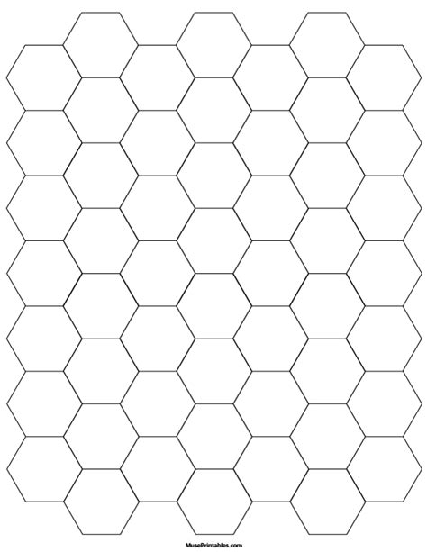 printable   black hexagon graph paper  letter paper