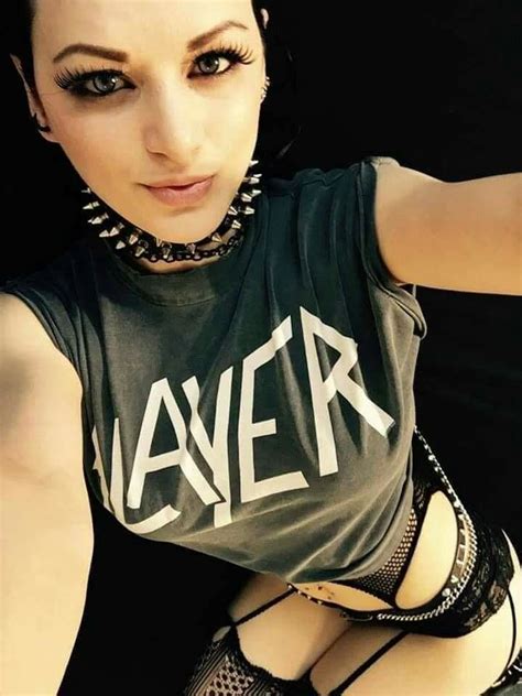 slayer metal girl heavy metal girl goth girls