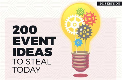 200 event ideas to steal today 2019 edition